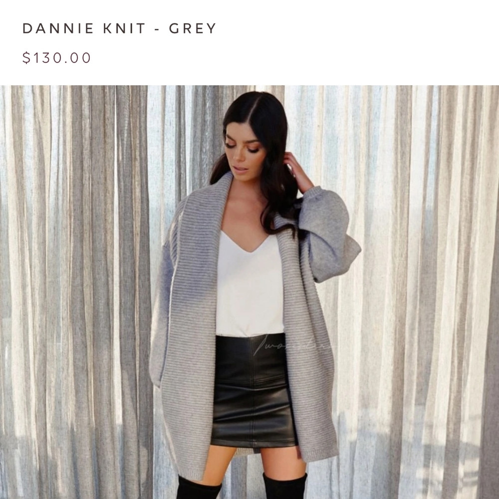 Dannie knit cardigan